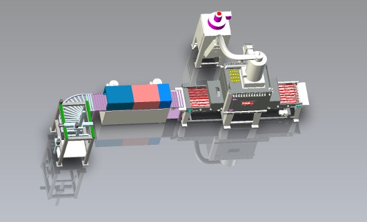 空簧護套噴砂清洗流水線 空簧護套噴砂清洗流水線
