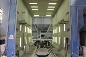 高鐵機車噴砂房 高鐵機車噴砂房